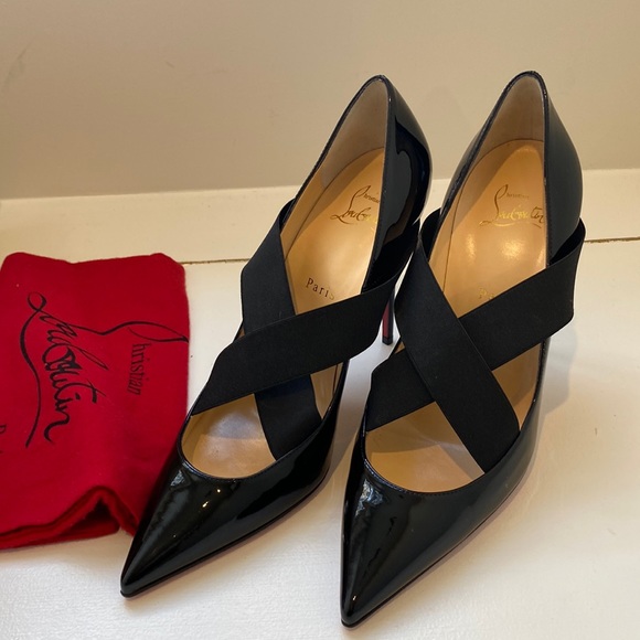 Christian Louboutin Shoes - Christian Louboutin blk sharpstagram 100patent NWT